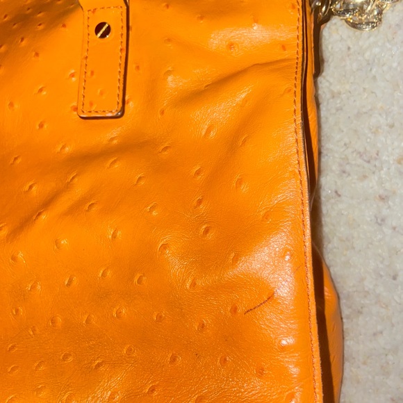 Michael Kors | Large Hamilton| Ostrich Purse - Picture 5 of 5